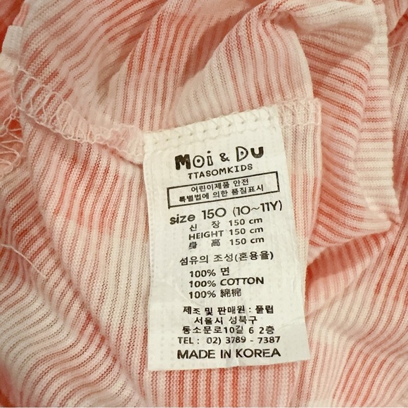 Moi & Du Red Gingham Checker With Lemon Big Kids Pajama PJ Set  NWT - Picture 6 of 8